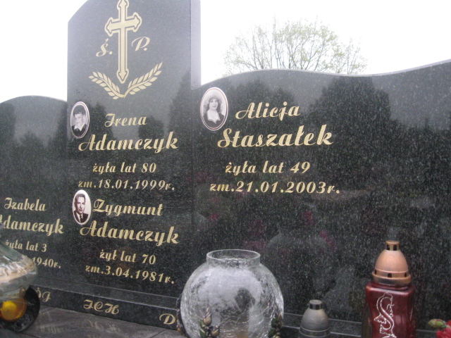 Izabela Adamczyk Skarżysko Kamienna - Grobonet - Wyszukiwarka osób pochowanych