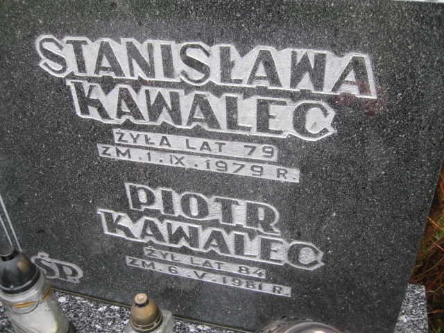 Piotr Kawalec Skarżysko Kamienna - Grobonet - Wyszukiwarka osób pochowanych