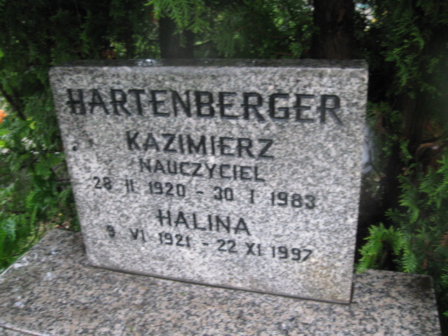 Kazimierz Hartenberger 1920 Skarżysko Kamienna - Grobonet - Wyszukiwarka osób pochowanych