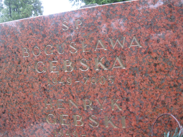 Bogusława Gębska 1949 Skarżysko Kamienna - Grobonet - Wyszukiwarka osób pochowanych