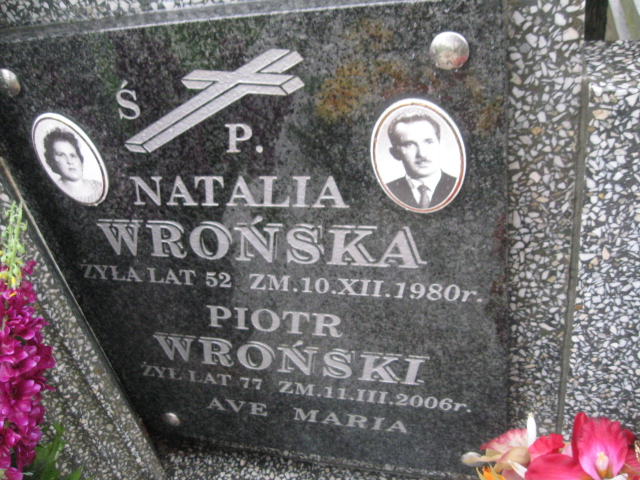 Natalia Wrońska Skarżysko Kamienna - Grobonet - Wyszukiwarka osób pochowanych