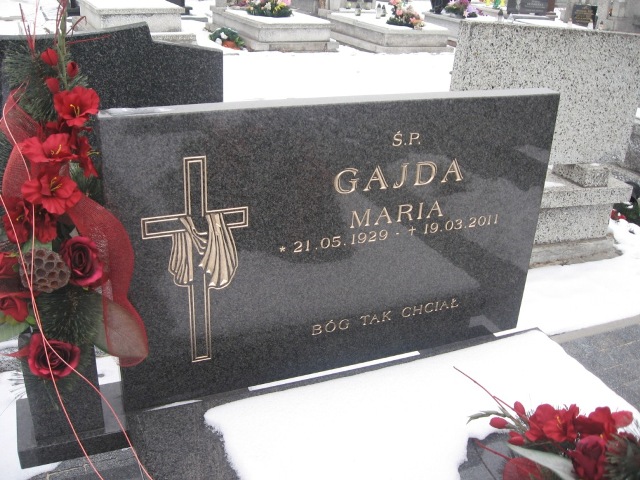 Maria Gajda 1929 Skarżysko Kamienna - Grobonet - Wyszukiwarka osób pochowanych