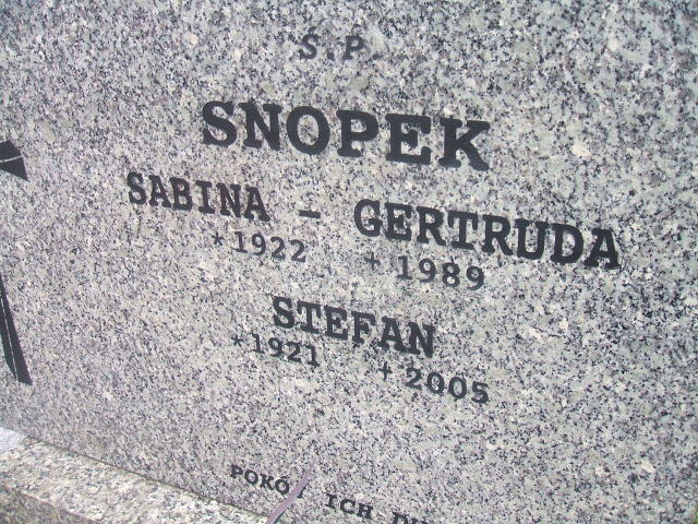 Stanisław Snopek 1958 Skarżysko Kamienna - Grobonet - Wyszukiwarka osób pochowanych