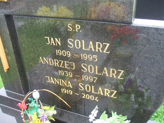 Andrzej Solarz 1939 Skarżysko Kamienna - Grobonet - Wyszukiwarka osób pochowanych