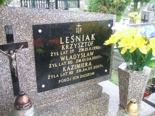 Władysław Leśniak 1927 Skarżysko Kamienna - Grobonet - Wyszukiwarka osób pochowanych