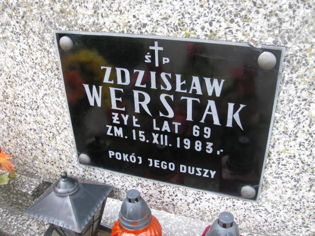 Zdzisław Werstak Skarżysko Kamienna - Grobonet - Wyszukiwarka osób pochowanych