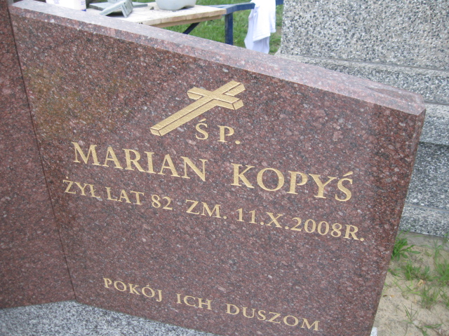 Regina Kopyś 1930 Skarżysko Kamienna - Grobonet - Wyszukiwarka osób pochowanych