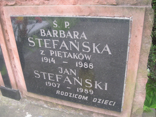 Agnieszka Stefańska 1971 Skarżysko Kamienna - Grobonet - Wyszukiwarka osób pochowanych