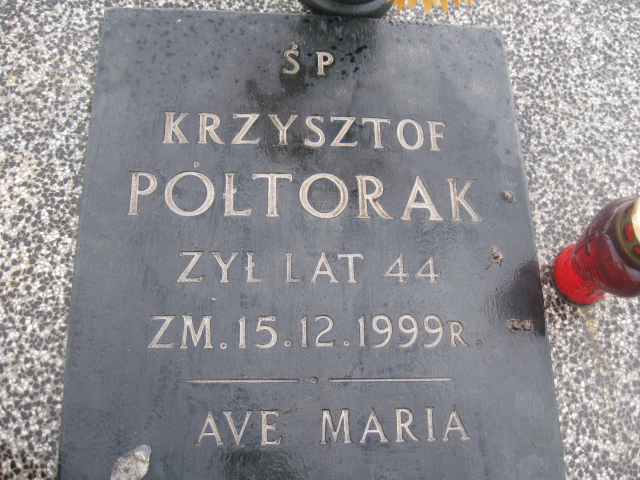 Krzysztof Półtorak Skarżysko Kamienna - Grobonet - Wyszukiwarka osób pochowanych