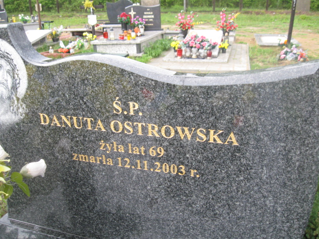 Danuta Ostrowska Skarżysko Kamienna - Grobonet - Wyszukiwarka osób pochowanych