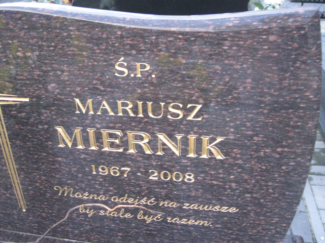 Mariusz Miernik 1967 Skarżysko Kamienna - Grobonet - Wyszukiwarka osób pochowanych
