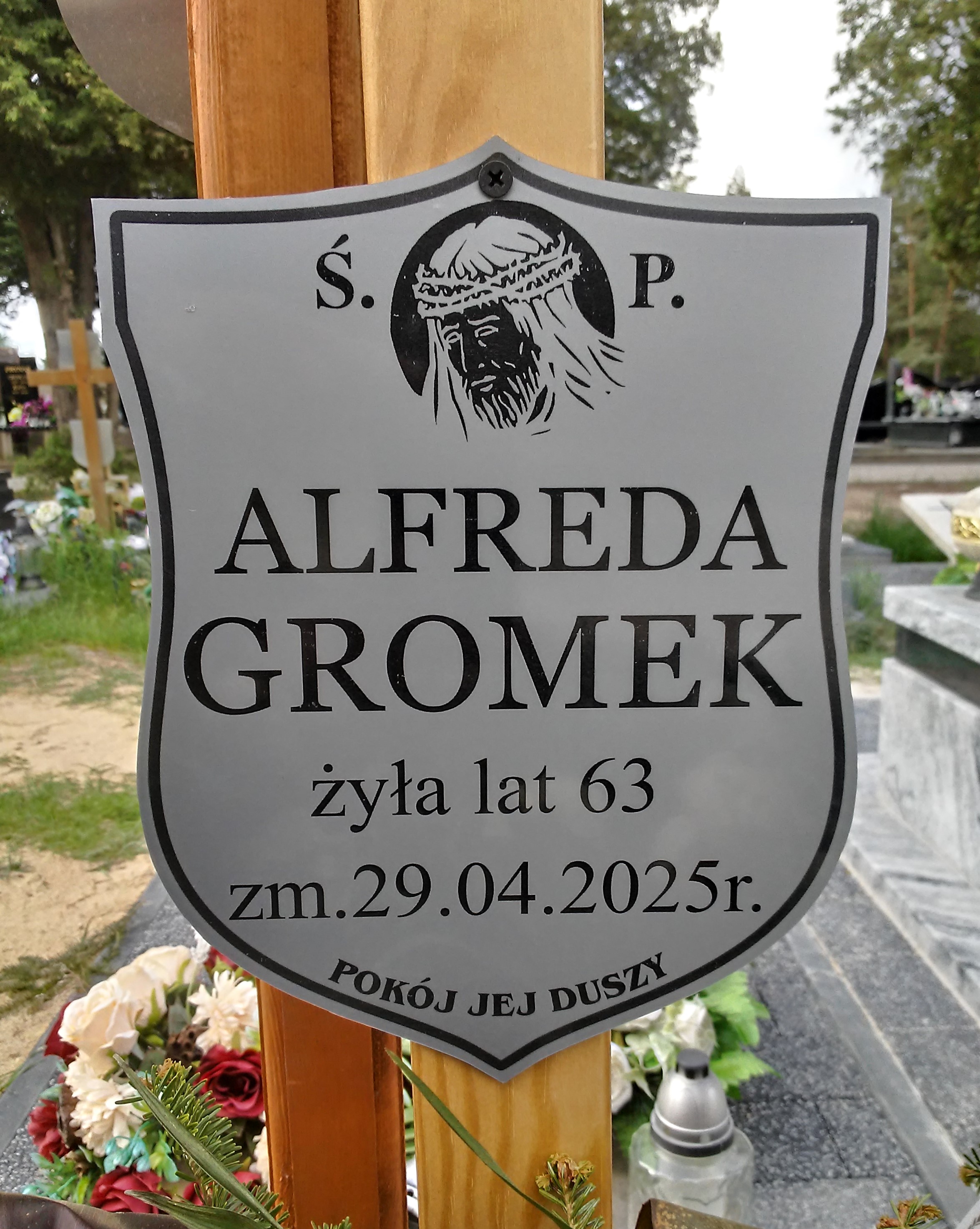 Alfreda Gromek 1961 Skarżysko Kamienna - Grobonet - Wyszukiwarka osób pochowanych